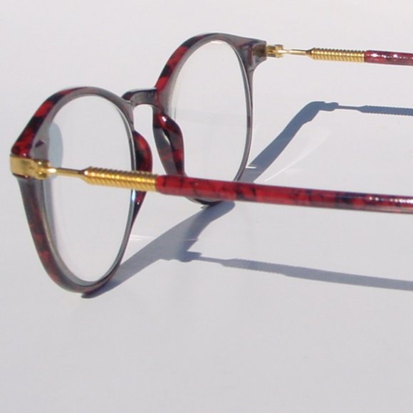 (NWT) Vintage 90's PC School Girl Reading Glasses (S. Burgundy) - Picture 2 of 4